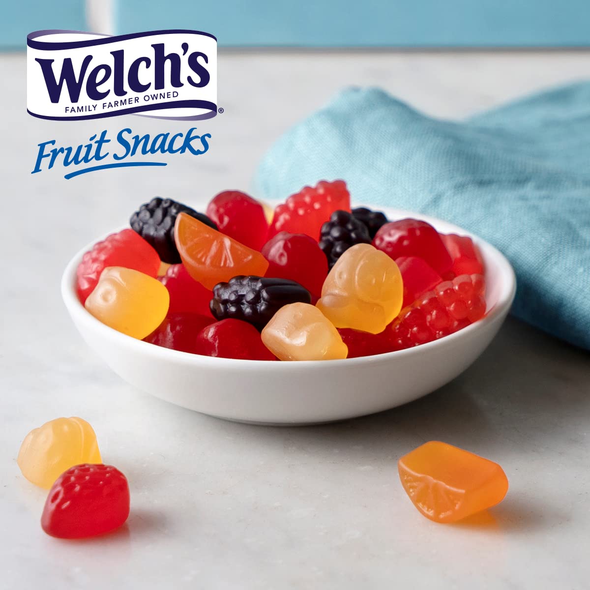 Welch's Fruit Snacks Variety Pack - Mixed Fruit, Berry Blast & Berries 'N Cherries - 12 Single Serve Bags (4oz & 5oz) | Healthy Kids Snacks for School Lunch, Travel & On-the-Go
