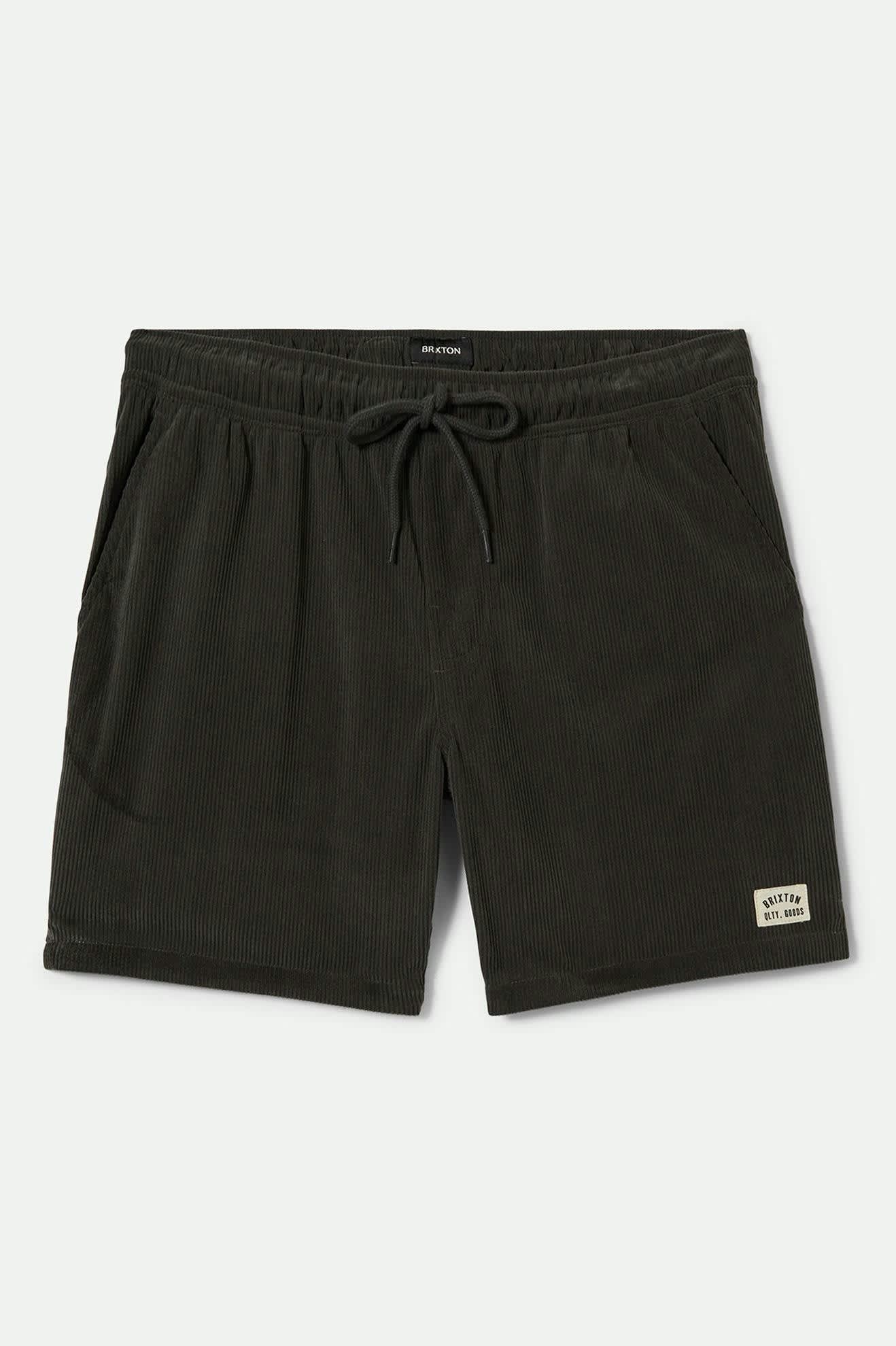 Premium Washed Black Corduroy Shorts for Men & Women - Comfortable Everyday Casual Wear for Outdoors, Work & Relaxation