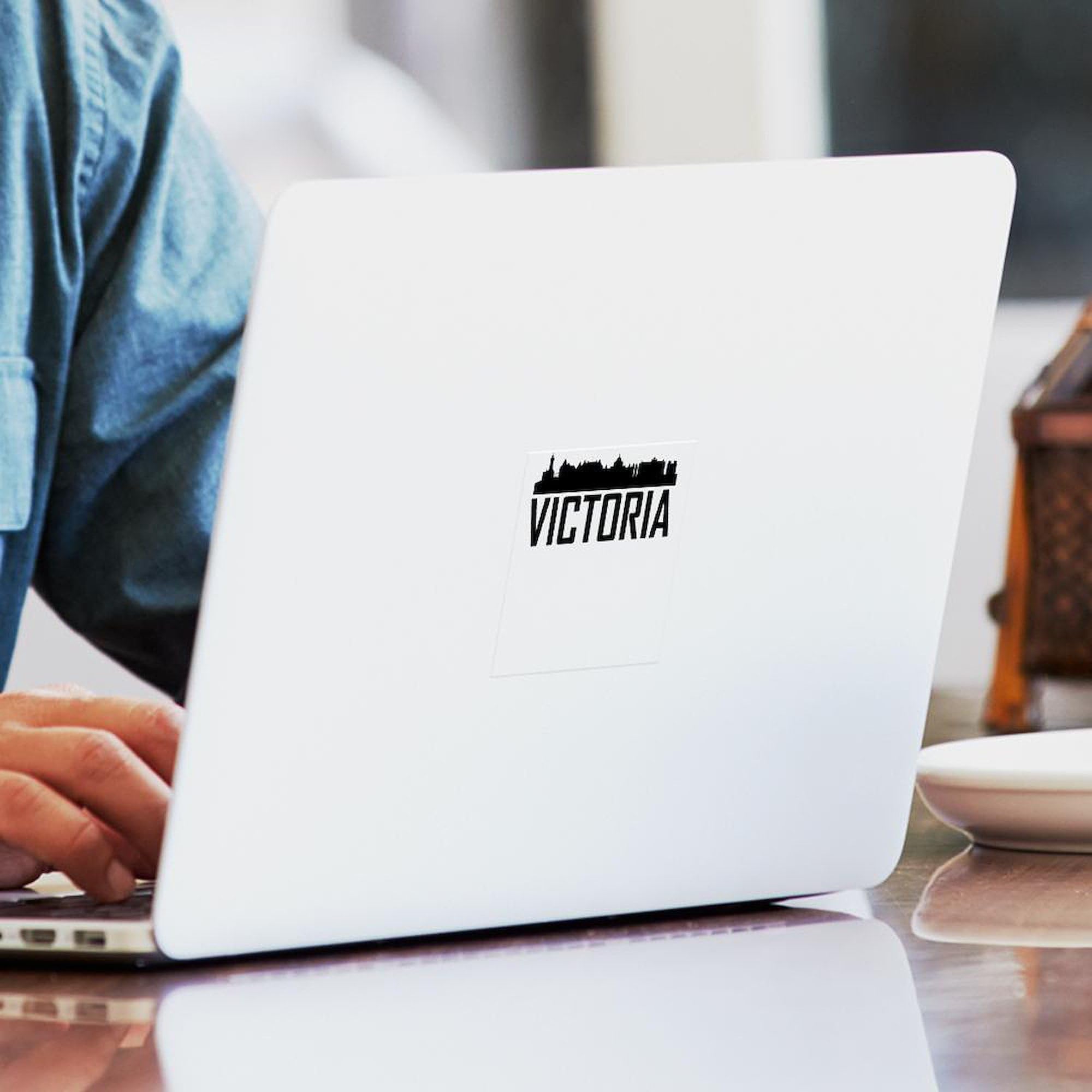 Victoria BC Skyline Sticker - Waterproof Vinyl Bumper Decal for Cars, Laptops & Windows | Perfect for Travel Enthusiasts & City Pride