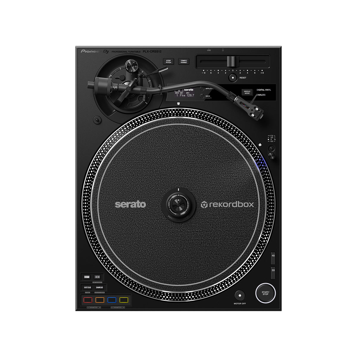 Pioneer DJ PLX-CRSS12 Professional Direct Drive Turntable with DVS Control - High-Performance DJ Equipment for Clubs, Studios & Live Performances