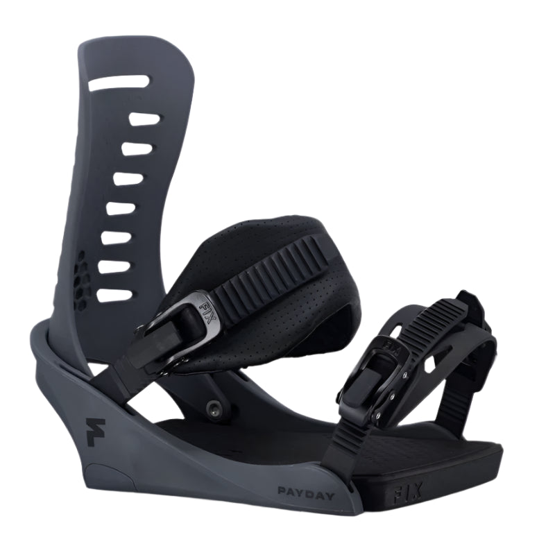 Fix Payday Snowboard Bindings 2025 - Adjustable High-Performance Snowboard Bindings for All-Mountain Riding | Perfect for Freestyle, Powder & Park Performance
