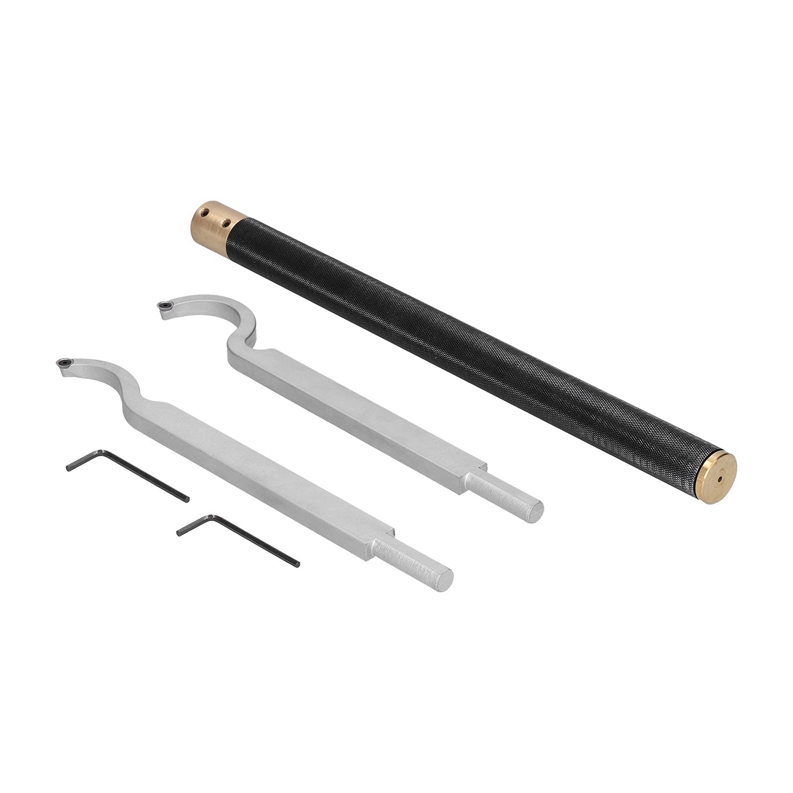 Premium Swan Neck Hollow Cutter Wood Turning Tools Set - Professional Lathe Hollowing & Finishing Kit with Hex Wrench - Perfect for Bowl Turning, Spindle Work & Wood Lathe Profiling Accessories
