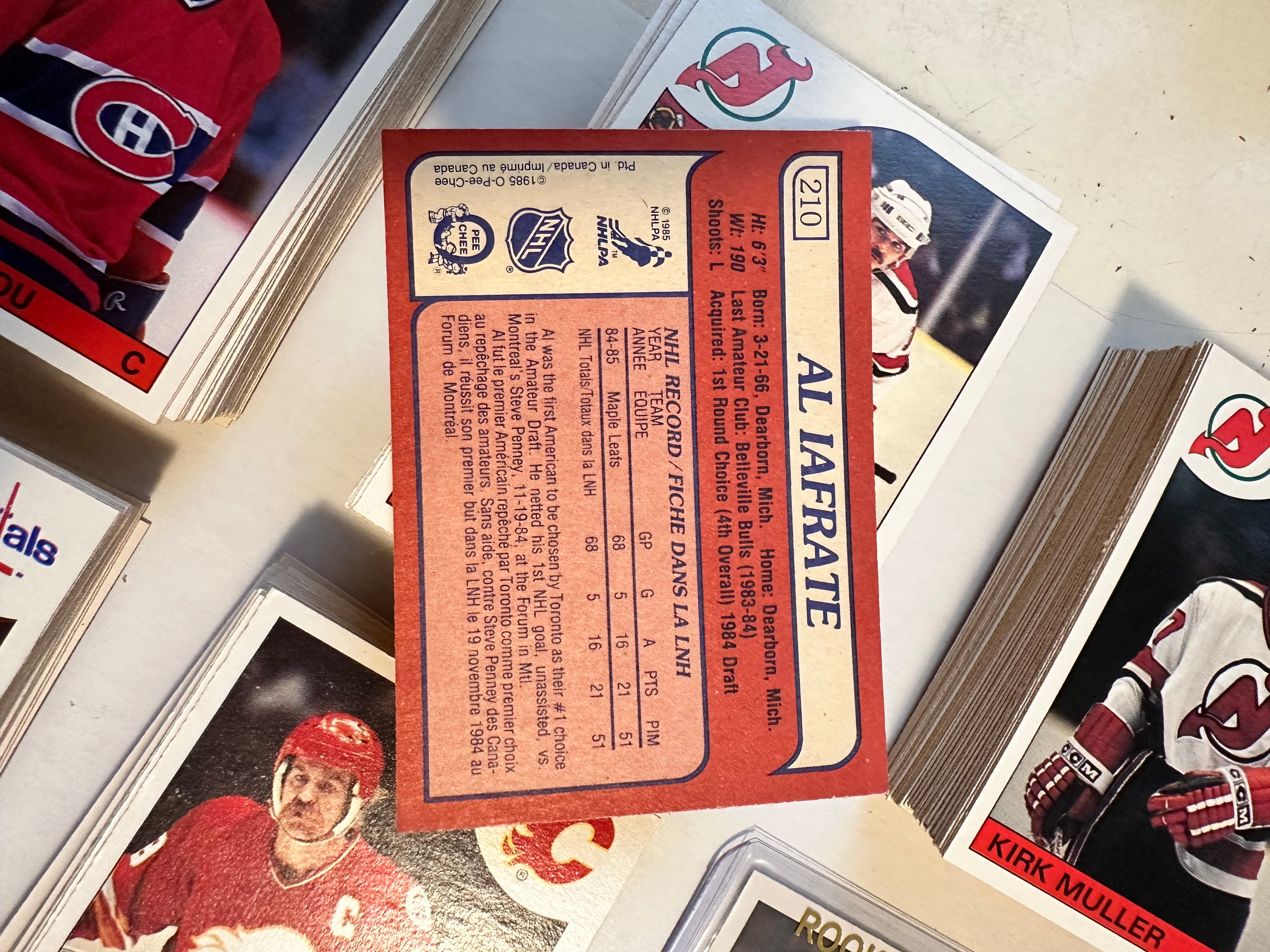 1985-86 OPC Hockey Cards High Grade EX/NM Condition Set - Mario Lemieux Rookie Card - Perfect for Collectors, Sports Memorabilia & Gift Giving