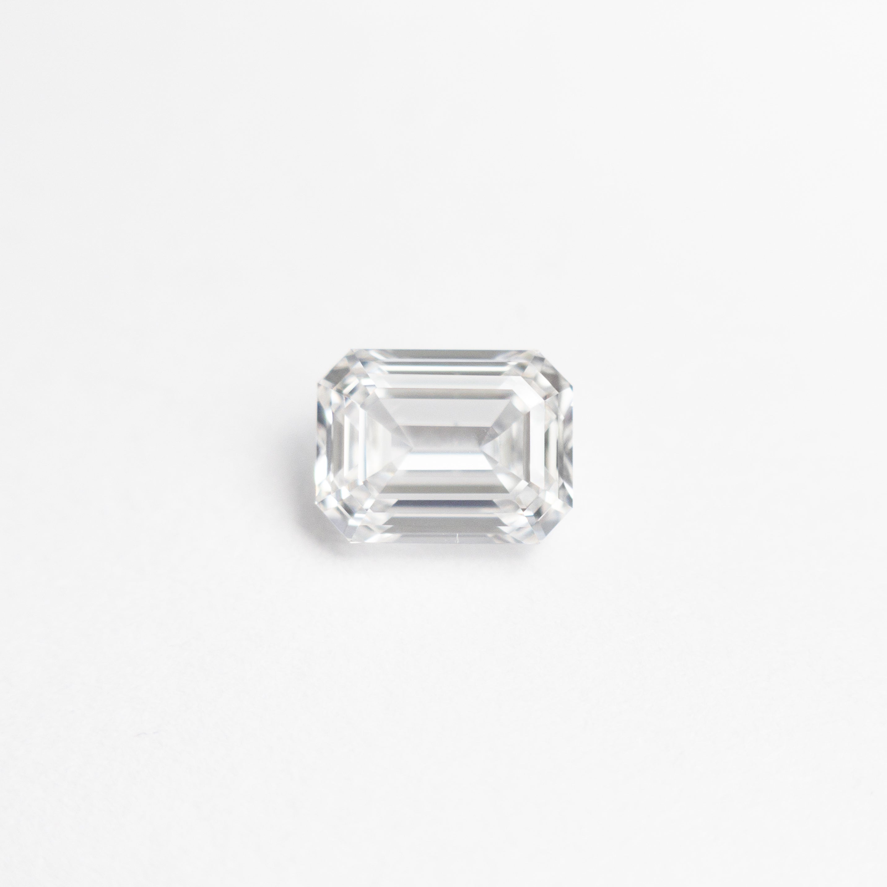 0.51ct E Color SI1 Clarity 5.13x3.90x2.45mm Step Cut Rectangle Diamond with Cut Corners - Perfect for Engagement Rings & Fine Jewelry