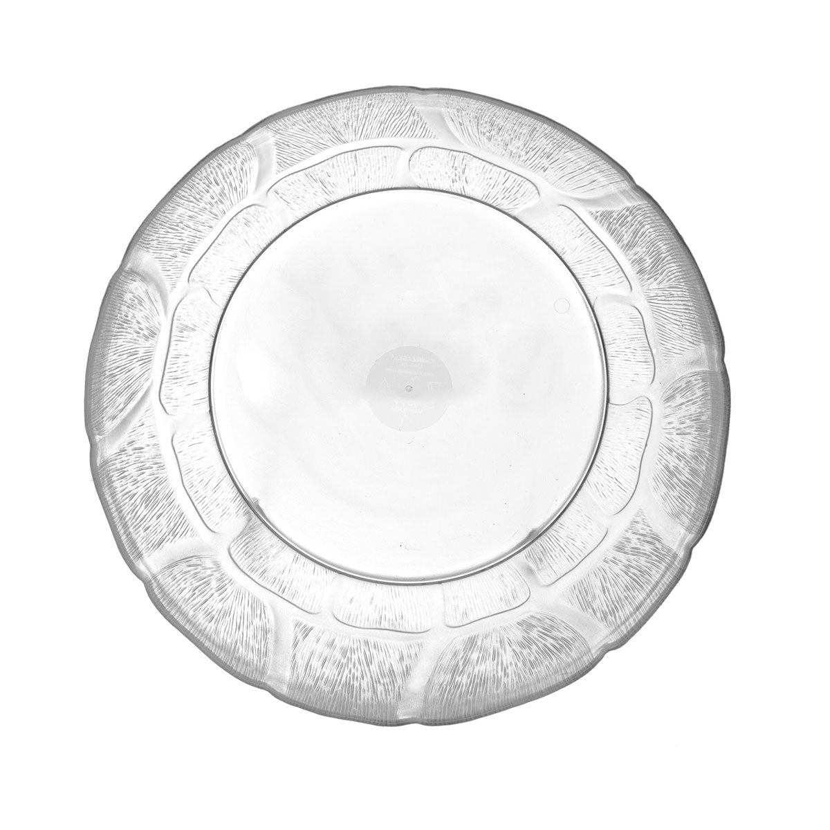 Carlisle 691407 Clear Petal Mist Bowl - 5.7 Quart Serving Bowl for Salads, Pasta & Party Snacks - Durable Plastic Mixing Bowl for Kitchen & Outdoor Entertaining