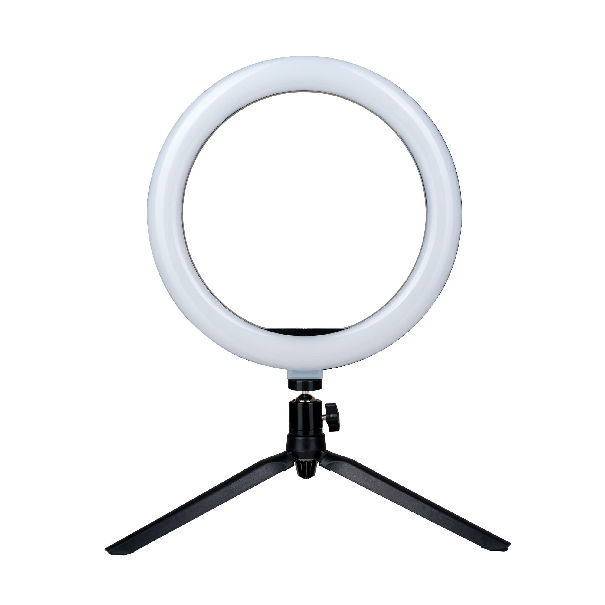 10 Inch LED Ring Light with Tripod Stand & Phone Holder - USB Dimmable Beauty Vlogging Light for YouTube, TikTok, Instagram - Perfect for Makeup, Live Streaming & Video Calls
