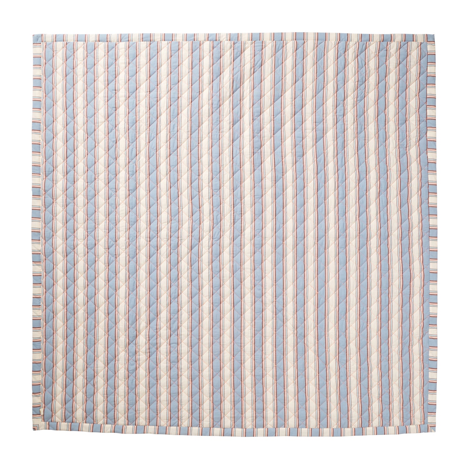 Samode Stripe Coverlet - Soft & Lightweight Bedspread for All Seasons | Perfect for Bedroom, Guest Room, and Dorm Decor