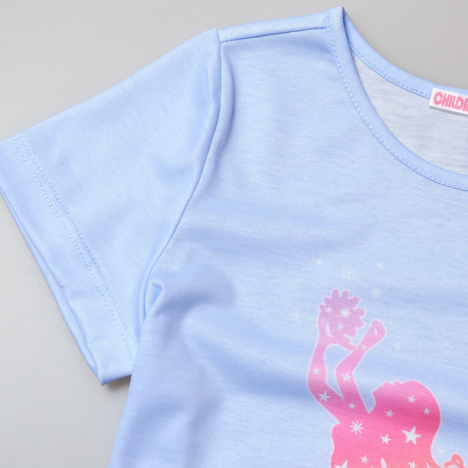 Girls Cotton Pajama Sets - Summer Short Sleeve Sleepwear for Kids | Playtime & Bedtime