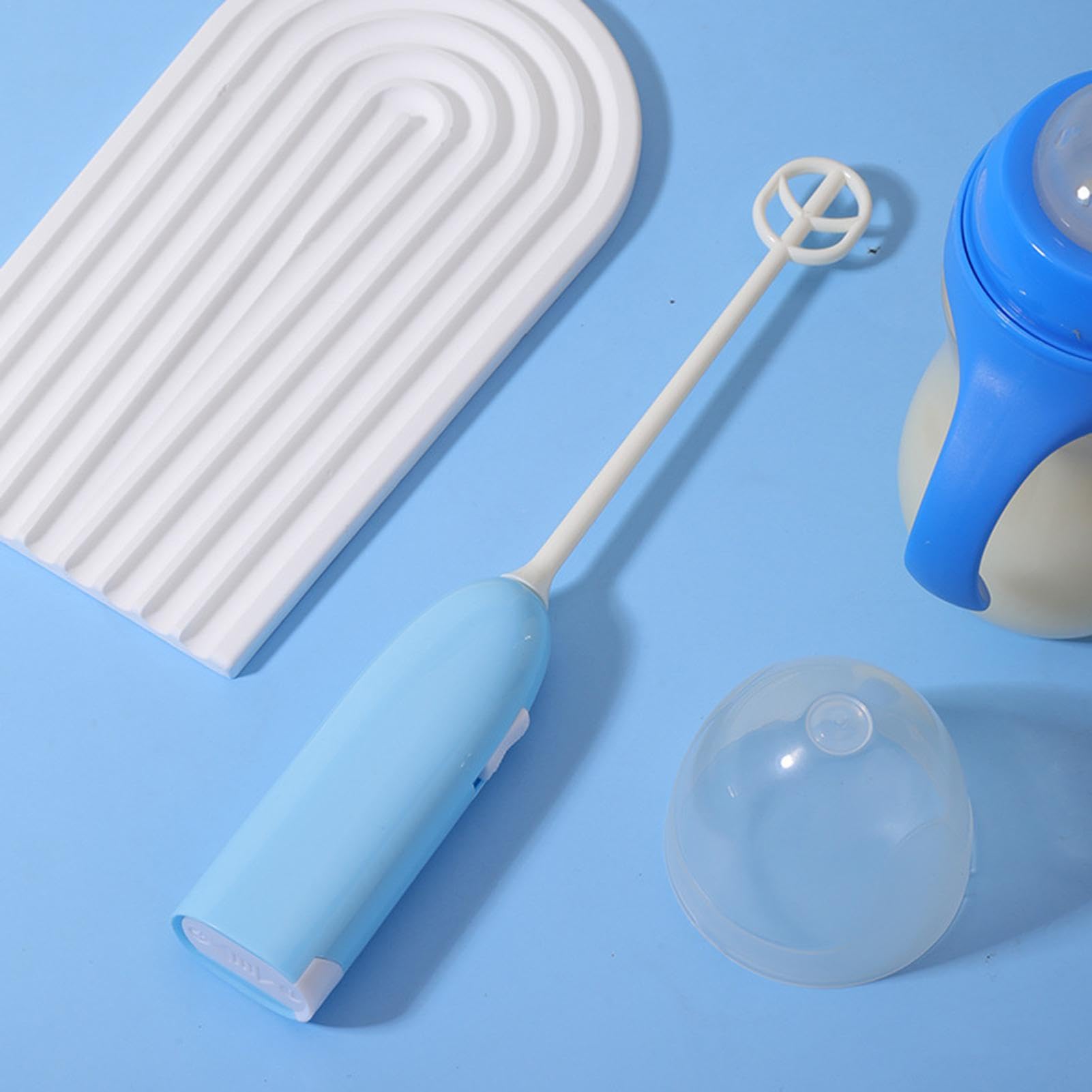 2024 Baby Formula Mixer - Handheld Electric Formula Stirrer | Battery Operated Powder Drink Mixer for Toddlers | Ultra Fast Electric Drink Mixer & Frother Wand | Matcha & Protein Powder Mixer | Perfect for Baby Bottles, Travel & Quick Meal Prep