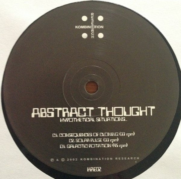 Abstract Thought & Hypothetical Situations Research Study KRE02 - Perfect for Psychology Experiments, Critical Thinking Exercises, and Cognitive Development Activities
