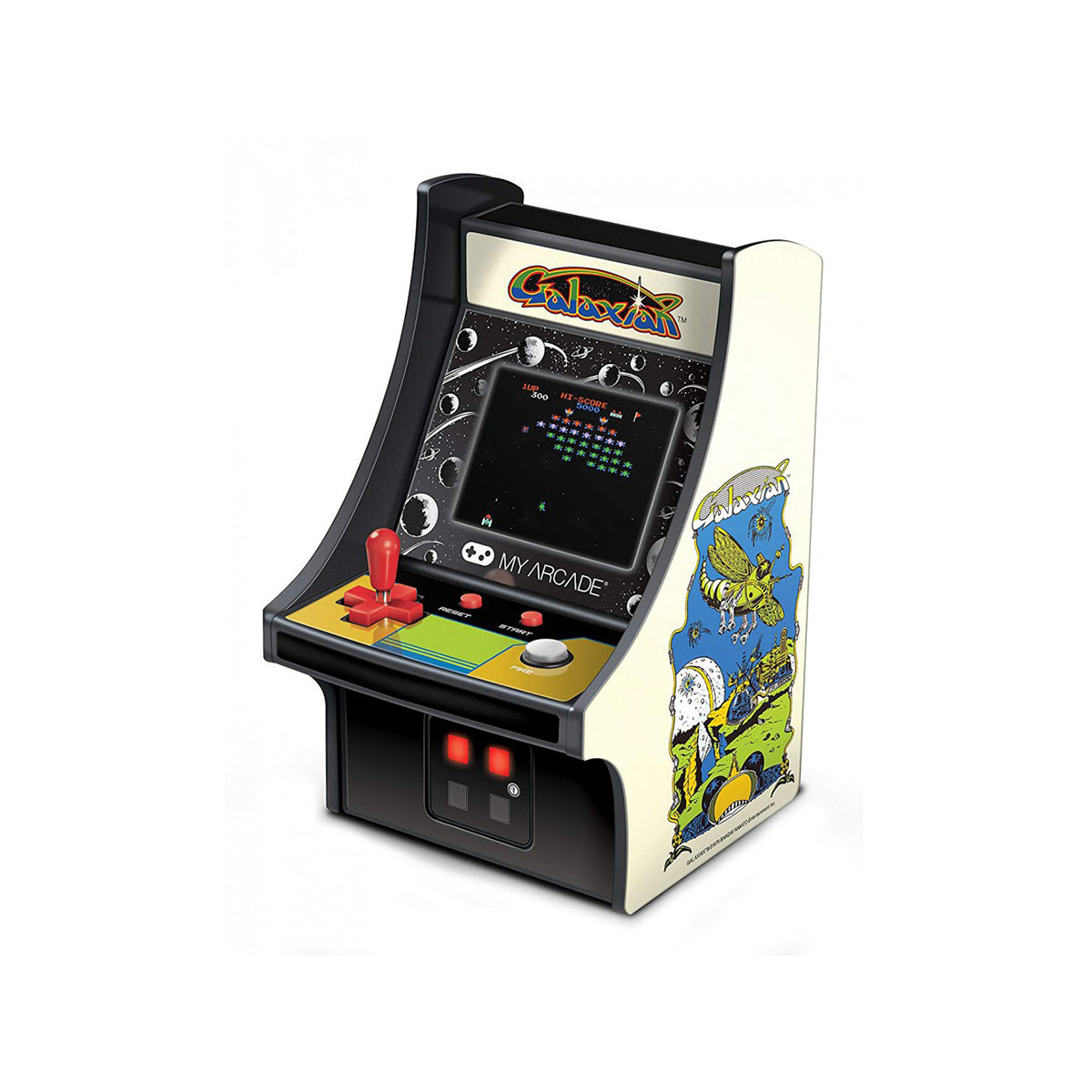My Arcade Retro Galaxian Micro Player - Classic Arcade Game Console with 200+ Built-in Games, Portable Handheld Gaming Device for Kids & Adults - Perfect for Travel, Gifts, and Nostalgic Gaming Fun