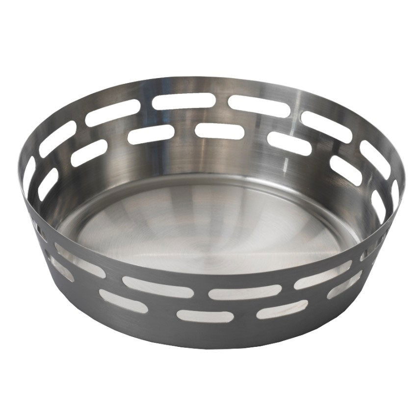 Arcata 990976 Stainless Steel Bread Basket - 6 5/8 Inch Commercial Kitchen Bread Storage Basket (Case of 24) - Perfect for Bakeries, Restaurants & Catering Services