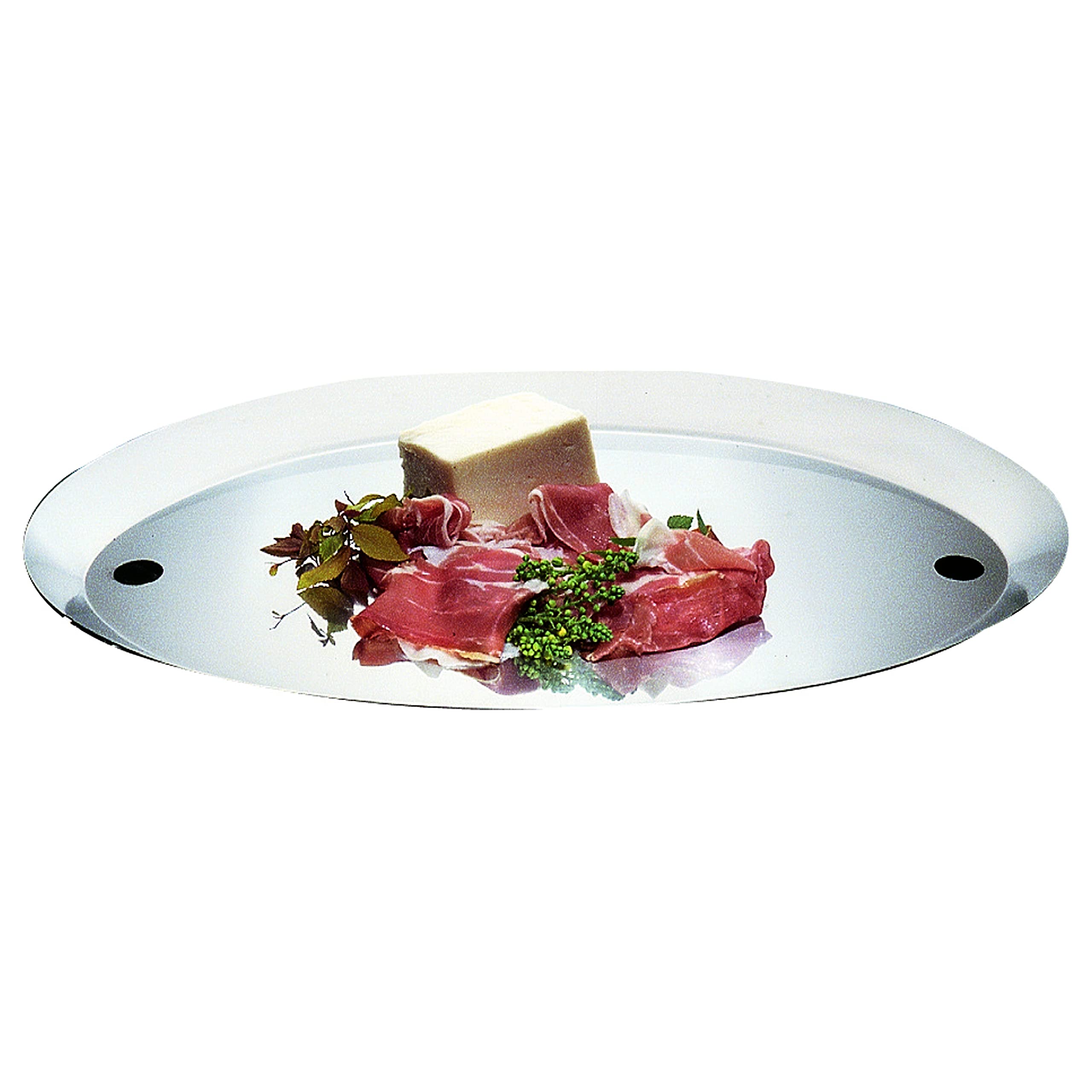 6-Piece Oval Bowl Tray Set - 50cm Serving Platter for Dining, Entertaining & Kitchen Organization | Perfect for Parties, Buffets & Home Decor