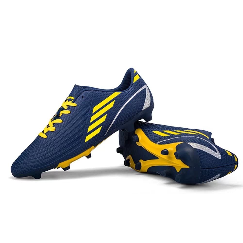 TOLLN Men's Football Shoes - Lightweight Soccer Cleats for Youth & Adults - Perfect for Turf, Grass & Indoor Soccer Games