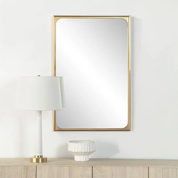 Sati Mirror - Full Length Wall Mirror with LED Lights, Modern Dressing Mirror for Home & Bedroom Decor - Perfect for Vanity, Makeup, and Outfit Styling