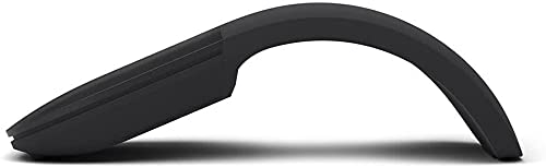 Microsoft Surface Arc Mouse - Bluetooth Ergonomic Portable Foldable Design for Laptop, Tablet & PC (Black) - Perfect for Travel, Work & Home Office Use
