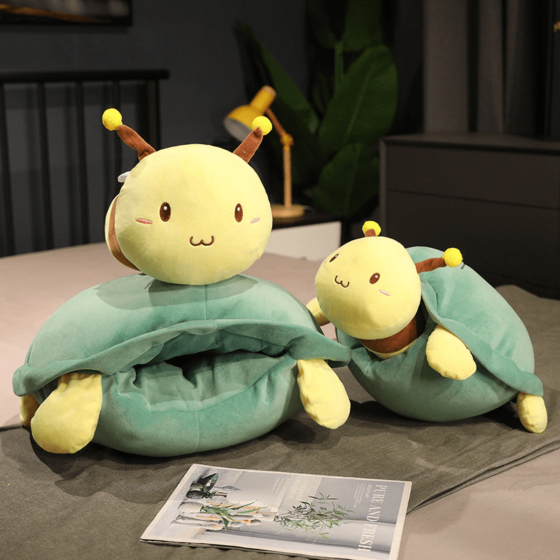 Liva Giant Hybrid Turtle Bee Plush Stuffed Animal - Soft Cuddly Toy for Kids, Unique Turtle-Bee Design, Perfect for Gifts, Bedroom Decor & Nursery Room Accessories