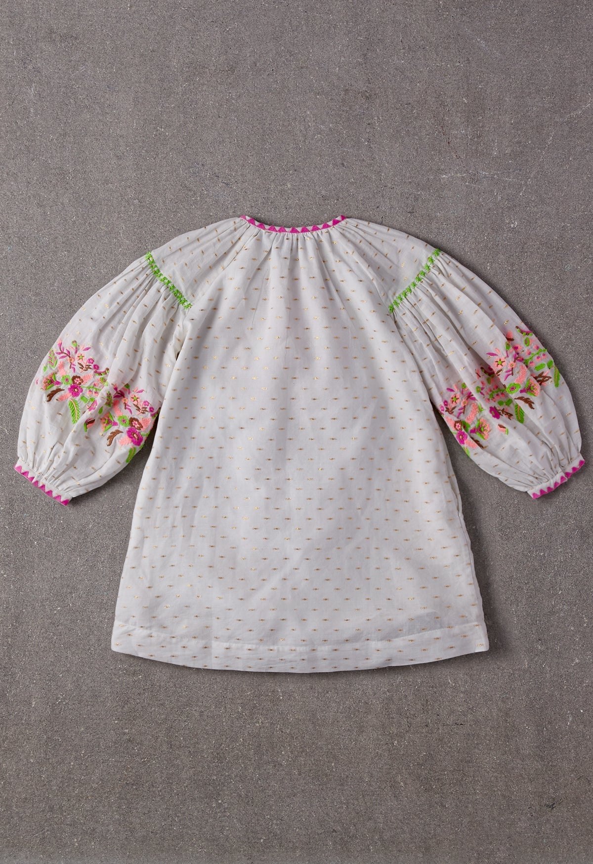 Nellystella Laliya Girls Blue Floral Dress - Size 3T | Cute Summer Outfit for Toddler Girls, Birthday Party & Photo Shoot