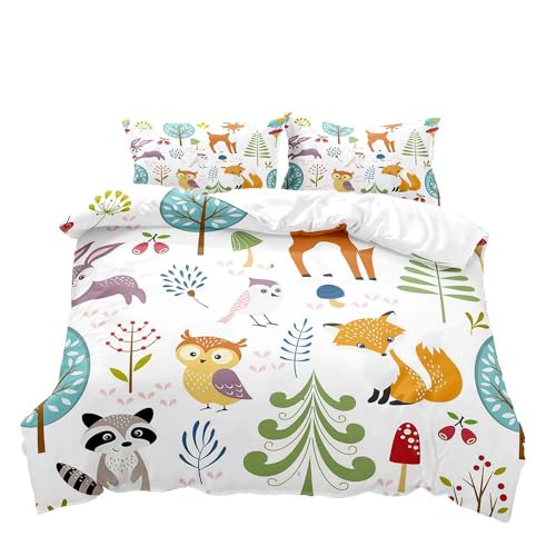 Cute Fox & Racoon (No Comforter)