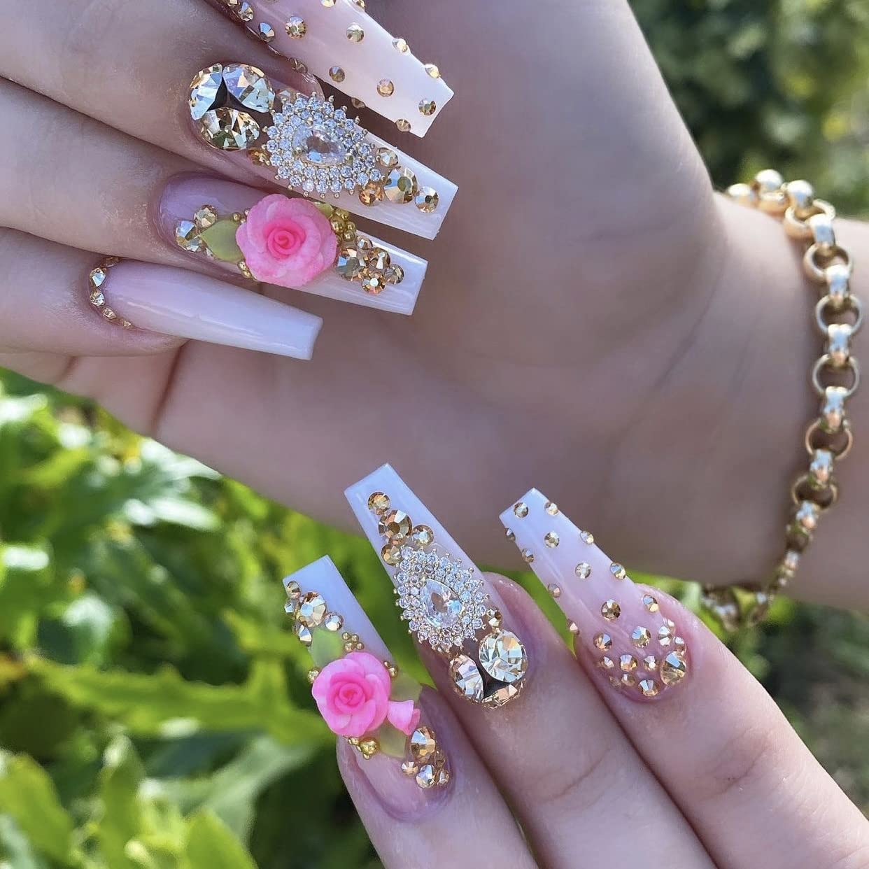 100Pcs Handmade 3D Acrylic Nail Art Flowers Set - White Artificial Floral Decorations for DIY Nail Designs, Manicure Salon Supplies & Home Crafts (Box5#-100PCs) | Perfect for Bridal Nails, Party Looks, Gel Polish Extensions & Creative Gift Ideas