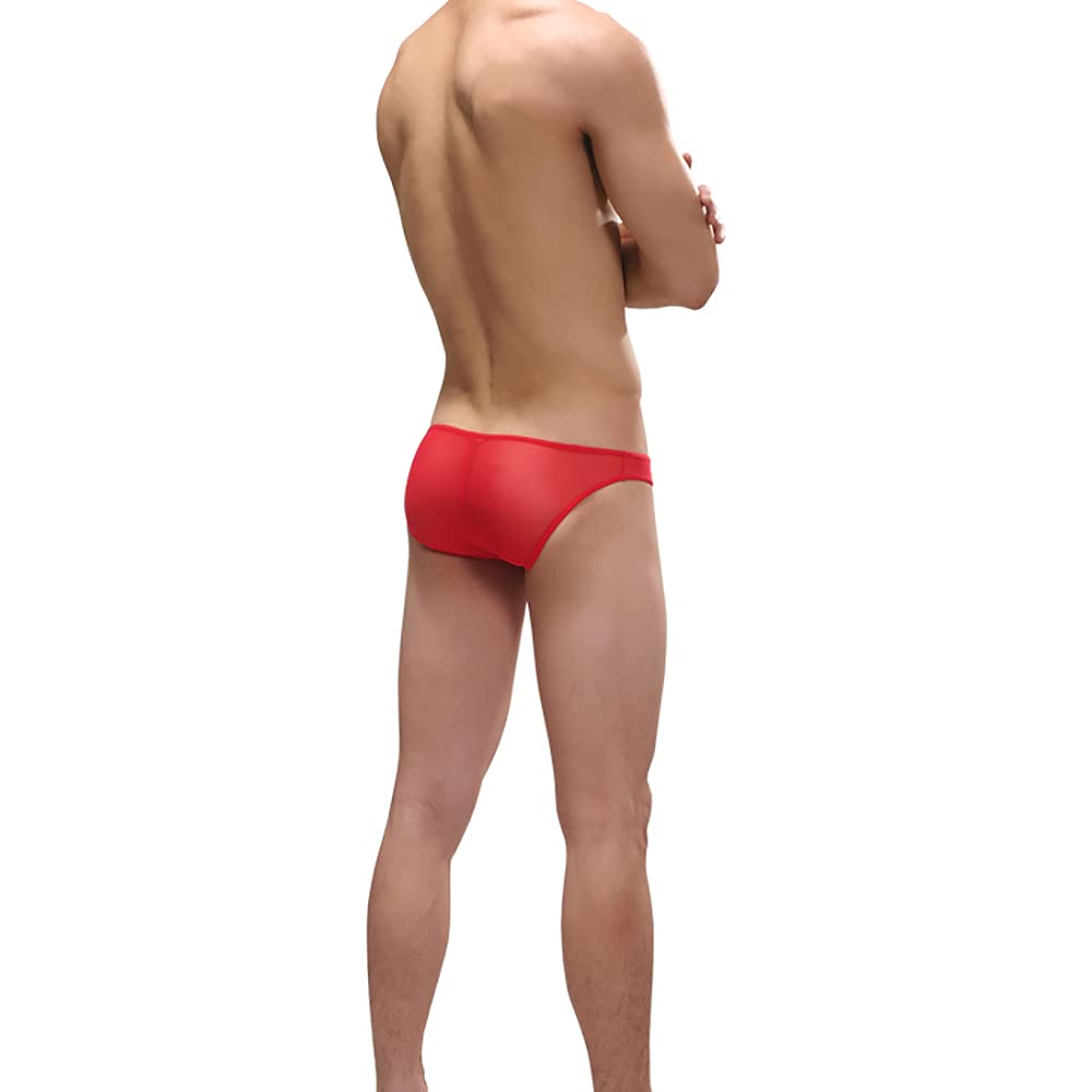 Men's Low Rise Mesh Transparent Underwear - Breathable & Comfortable Male Panties for Everyday Wear, Sleep & Intimate Moments