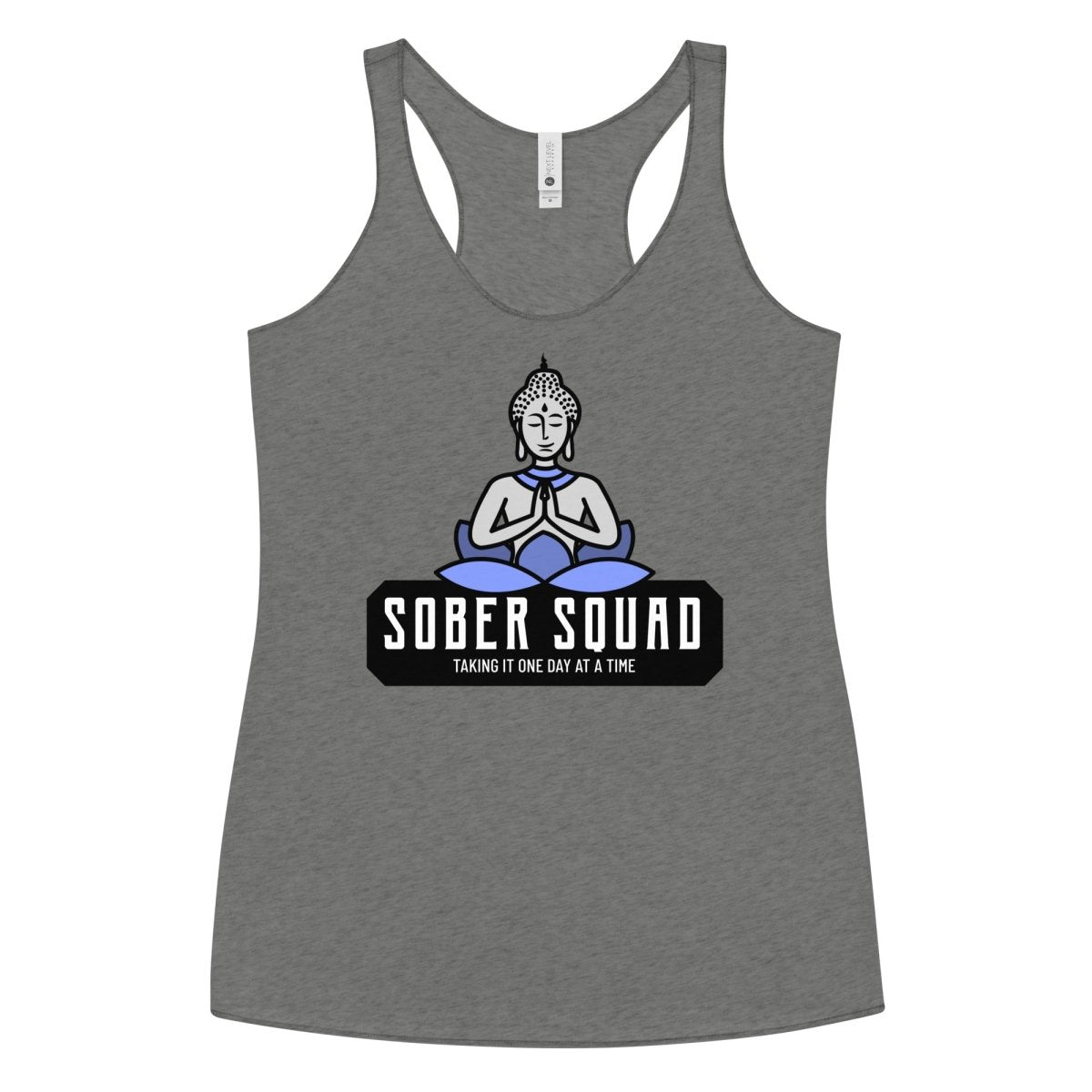 Sober Squad Women's Racerback Tank Top - Breathable Workout Shirt for Yoga, Running & Gym - Comfortable Athletic Wear for Fitness & Active Lifestyle