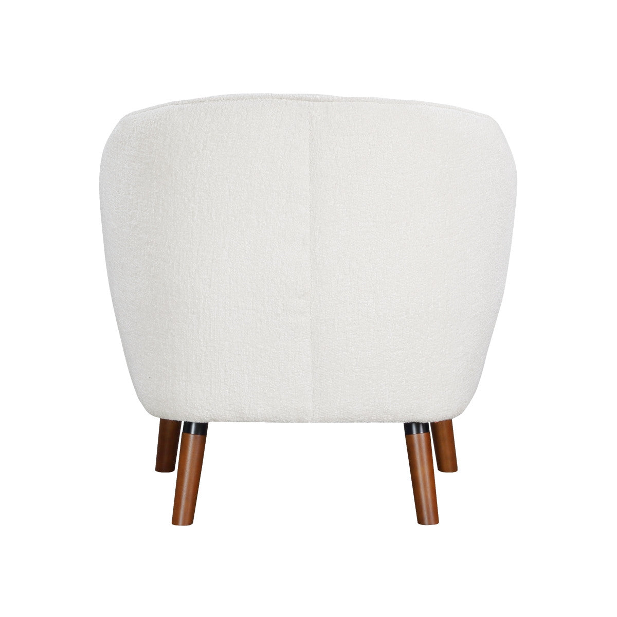 Calypso Accent Chair White - Modern Upholstered Lounge Chair for Living Room, Bedroom & Office Decor