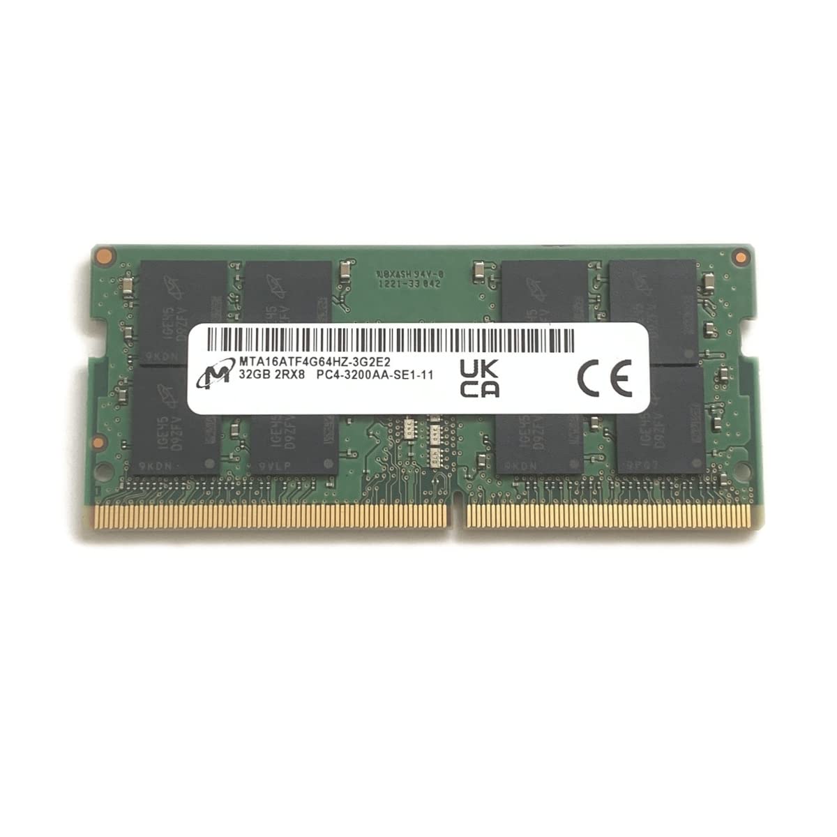 32GB DDR4 3200MHz SODIMM Laptop RAM Memory - PC4-25600 2Rx8 (MTA16ATF4G64HZ-3G2) - Compatible with Dell, HP, Lenovo & More Notebooks - Perfect for Gaming, Video Editing & Multitasking