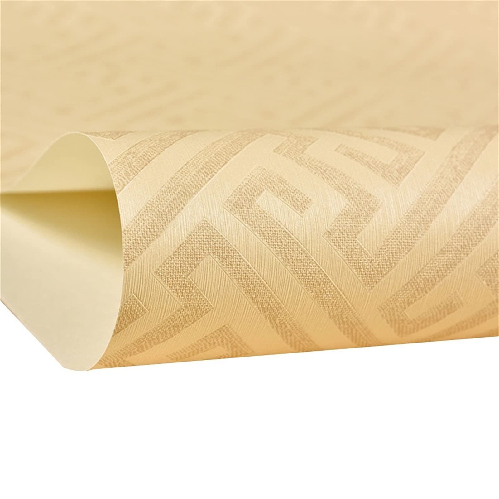Decorative Wallpaper for Living Room, Bedroom, Hotel & Restaurant - Yellow Peel and Stick Wallpaper | Easy DIY Home Renovation & Commercial Space Design