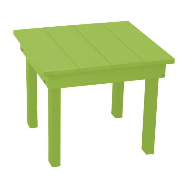 Modern Poly Hampton End Table - Small Side Table for Living Room, Bedroom, or Office - Perfect for Lamps, Books, and Decor