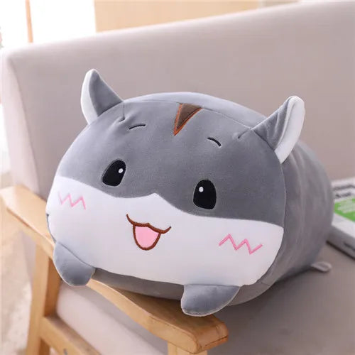 9 Styles Adorable Animal Plush Toys - Dinosaur, Pig, Cat, Bear, Panda, Hamster, Elephant & Deer Stuffed Animals | Soft Cartoon Pillow Dolls for Babies & Kids | Perfect Gift for Birthdays, Nursery Decor & Cuddling Companions