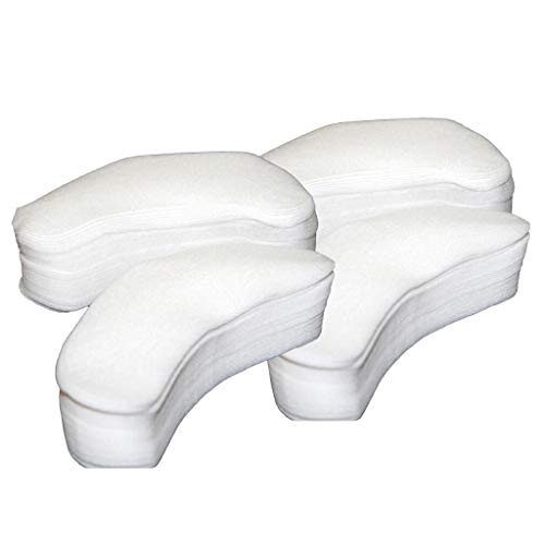 Prettyia 1200 Pieces Disposable Cotton Eye Mask Sheets - Under Eye Pads for Lash Extensions, Moisturizing & Wrinkle Care - White (02) - Perfect for Spa, Salon, and Home Skincare Routine