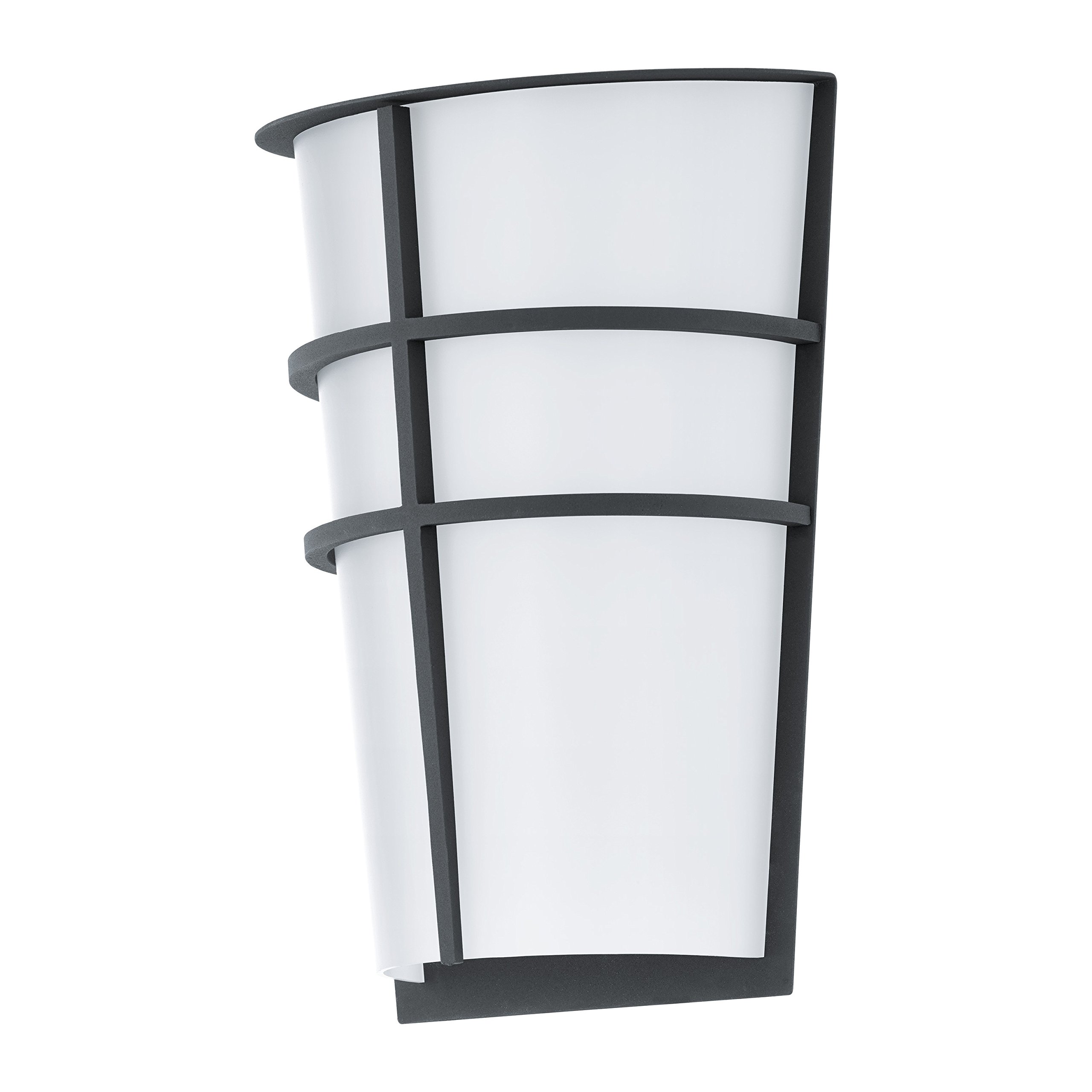 Modern Outdoor Wall Light with Anthracite Black Finish - Includes Energy Efficient LED Bulbs - Perfect for Porch, Patio, Garden & Exterior Home Lighting