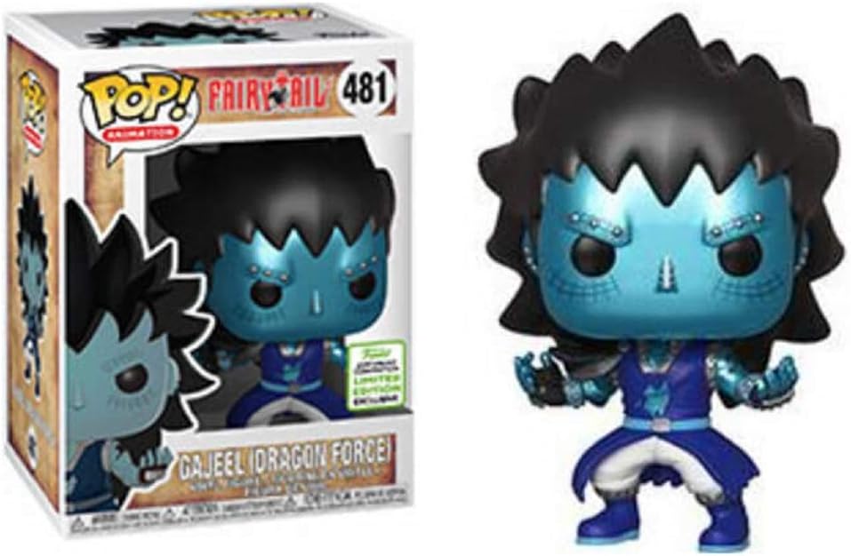 Fairy Tail Gajeel (Dragon Force) 2019 Spring Convention Limited Edition Collectible Figure #481 - Perfect for Anime Fans, Collectors, and Display in Home or Office