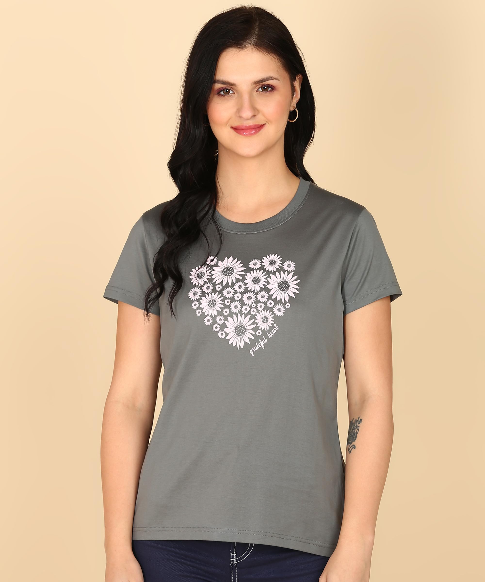 CLOVERCRAFTY Women's Casual Cotton Tops - Breathable Summer Shirts for Everyday Wear | Perfect for Office, Travel & Weekend Outfits