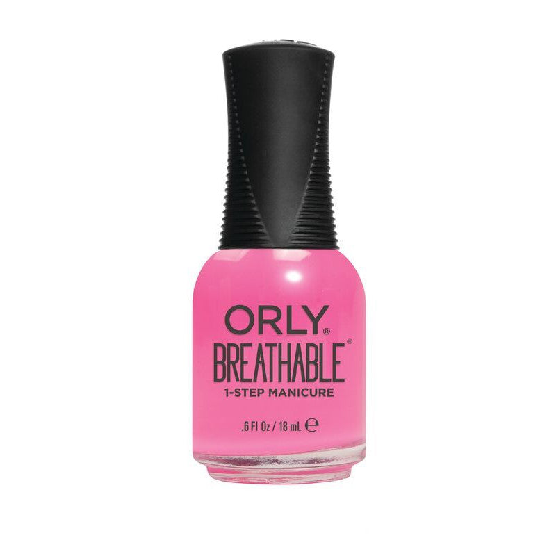 ORLY BREATHABLE Nail Polish - Burst Your Bubblegum 18ml | Vegan, Long-Lasting & Chip-Resistant | Perfect for Manicures, Pedicures & Nail Art