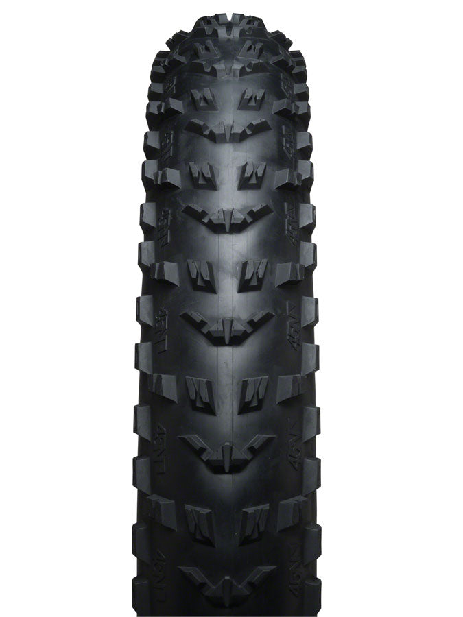 45NRTH Flowbeist 26 x 4.6 Fat Bike Tire - 120 TPI Tubeless Folding MTB Tire for Snow, Sand & Trail Riding - Black All-Terrain Bicycle Tire for Winter & Off-Road Cycling