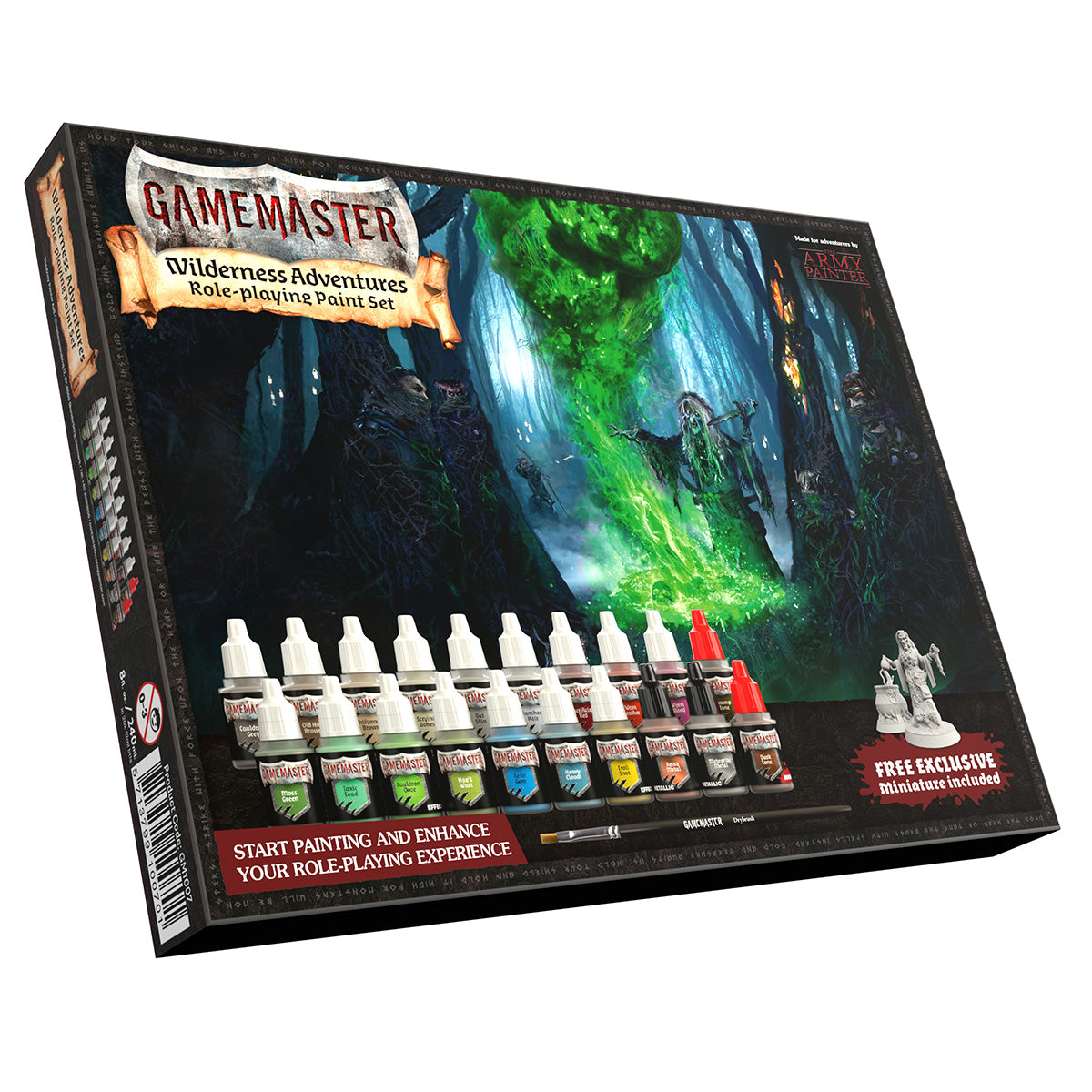 Gamemaster Wilderness Adventures Paint Set - Premium Acrylic Paint Kit for Outdoor & Nature Scenes - Perfect for Miniature Painting, Terrain Building & Tabletop Gaming