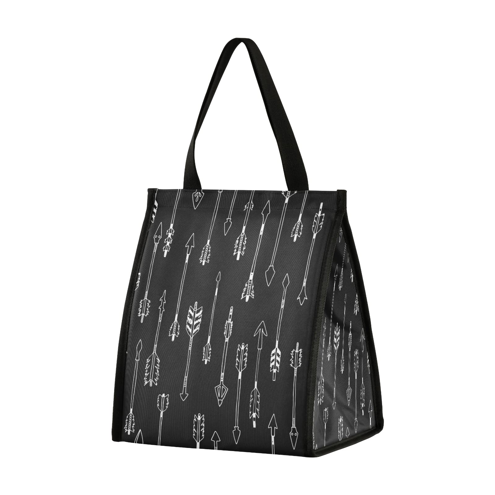 Tribal Arrows Insulated Lunch Bag - Waterproof Lunch Tote for Men & Women - Perfect for Work, School, Office - Keeps Food Fresh All Day