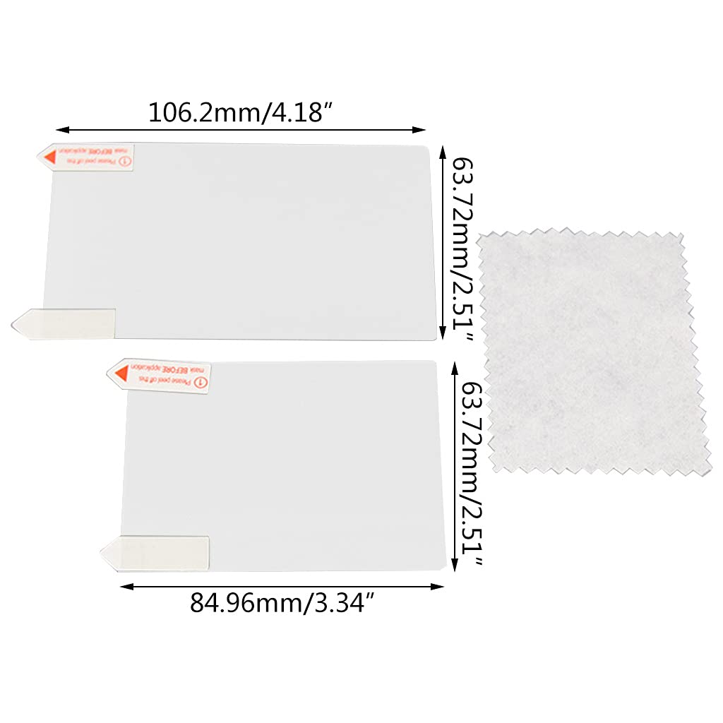 Premium LCD Screen Protector for New Nintendo 3DS XL/LL - Anti-Scratch, Bubble-Free, HD Clear Film - Top & Bottom Screen Protection for Gaming, Travel & Everyday Use