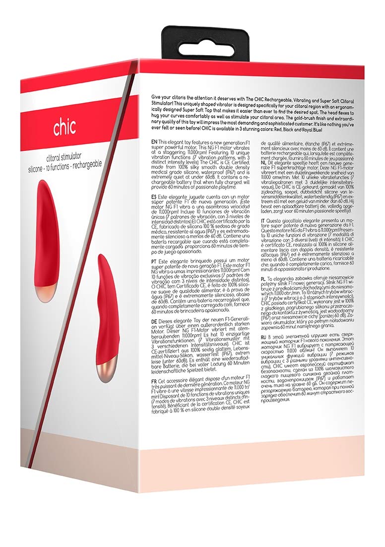 Premium Clitoral Stimulator for Women - Elegant & Discreet Red Design - Enhance Intimacy & Pleasure at Home or Travel