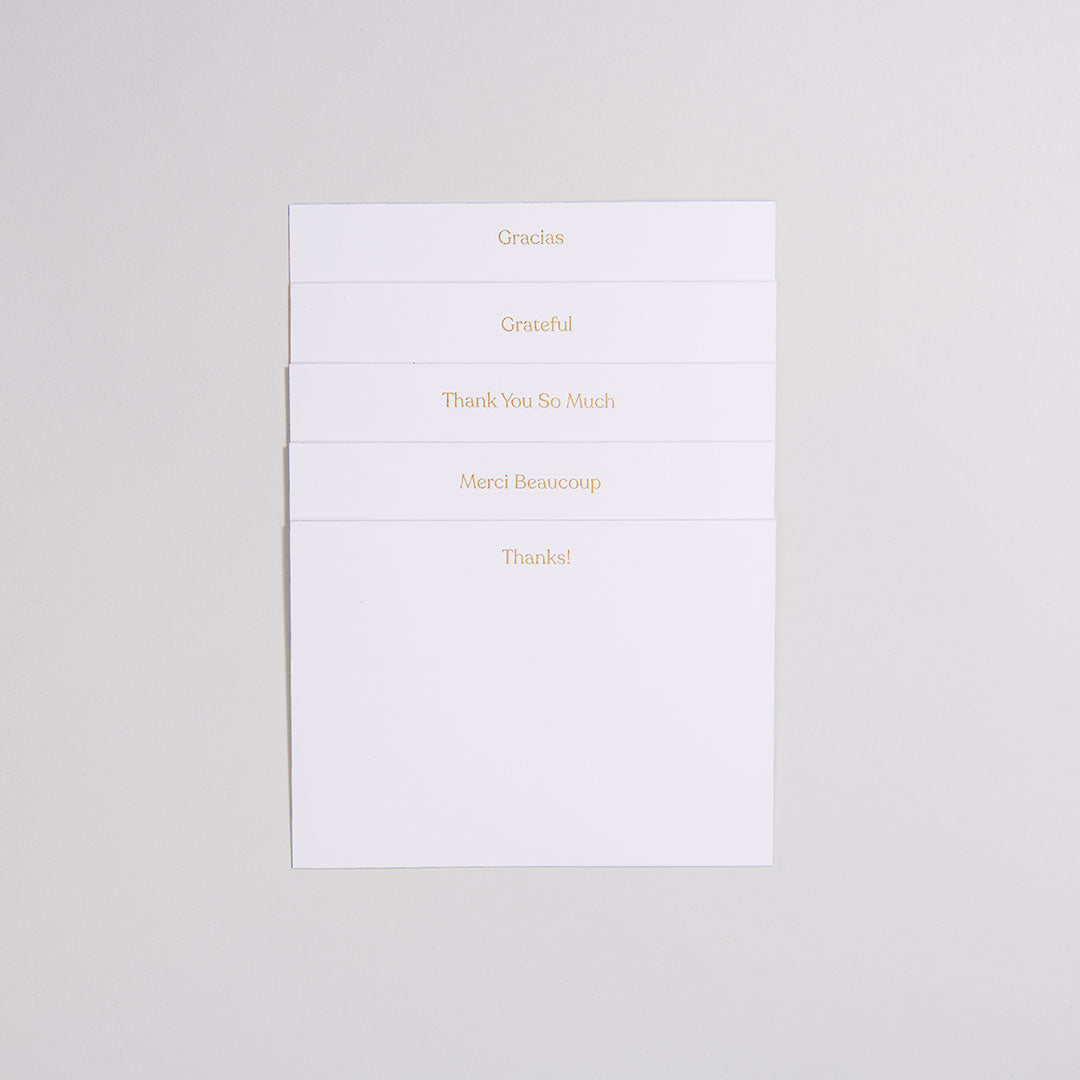 Elegant Gratitude Notecards Set - Premium Thank You Cards for All Occasions | Perfect for Weddings, Birthdays, and Business Appreciation Gifts