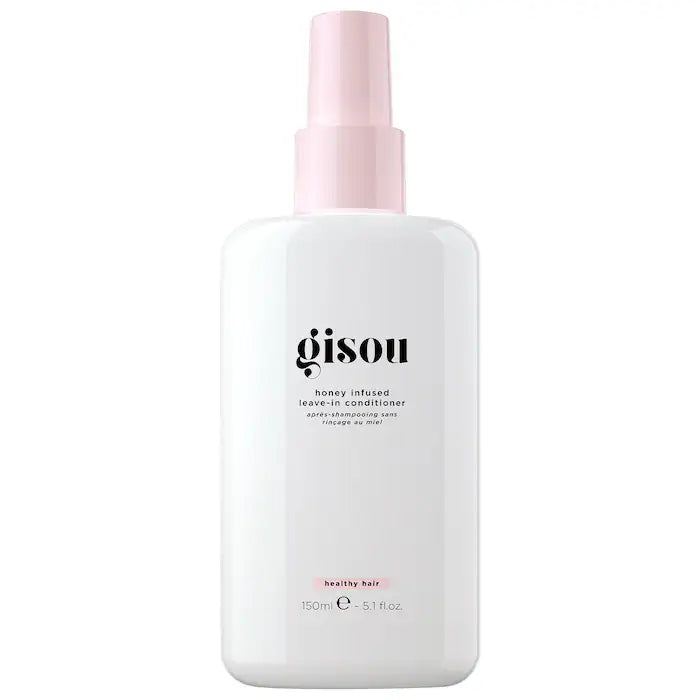 Gisou Honey Infused Leave-In Conditioner for Hydrated & Shiny Hair - Perfect for Dry, Damaged & Frizzy Hair Care Routine