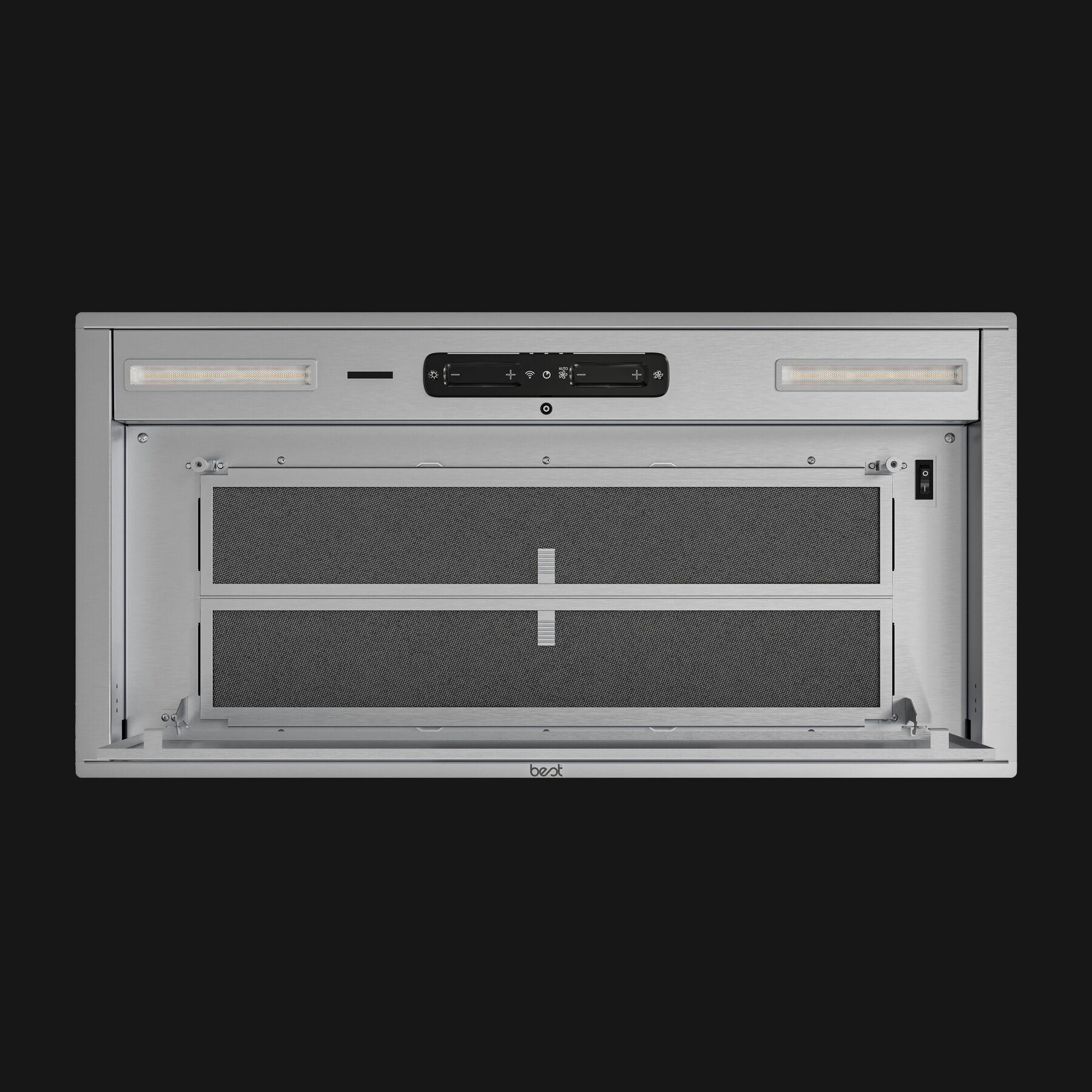 HBN65306SS 30 Inch Stainless Steel Built-In Range Hood - 650 Max Blower CFM, Quiet & Powerful Kitchen Ventilation for Gas Stoves & Cooking Areas (HBN65 Series) - Perfect for Home Kitchens & Restaurants