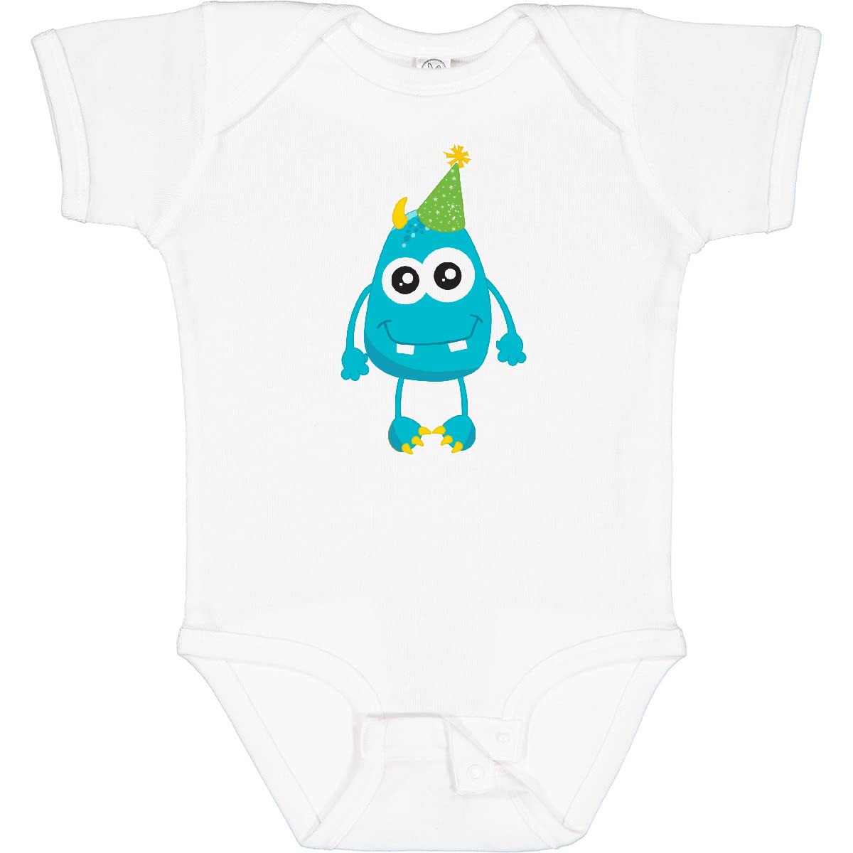 Inktastic Blue Monster Baby Bodysuit - Cute Cartoon Dinosaur Onesie for Newborns & Infants - Perfect for Playtime, Photo Shoots & Gifts