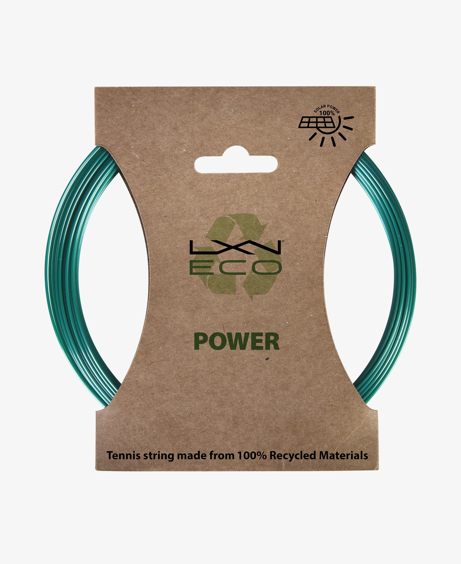Luxilon Eco Power 17g Tennis String Set - Premium Polyester String for Enhanced Spin & Control | Perfect for Competitive Players & Tournament Play