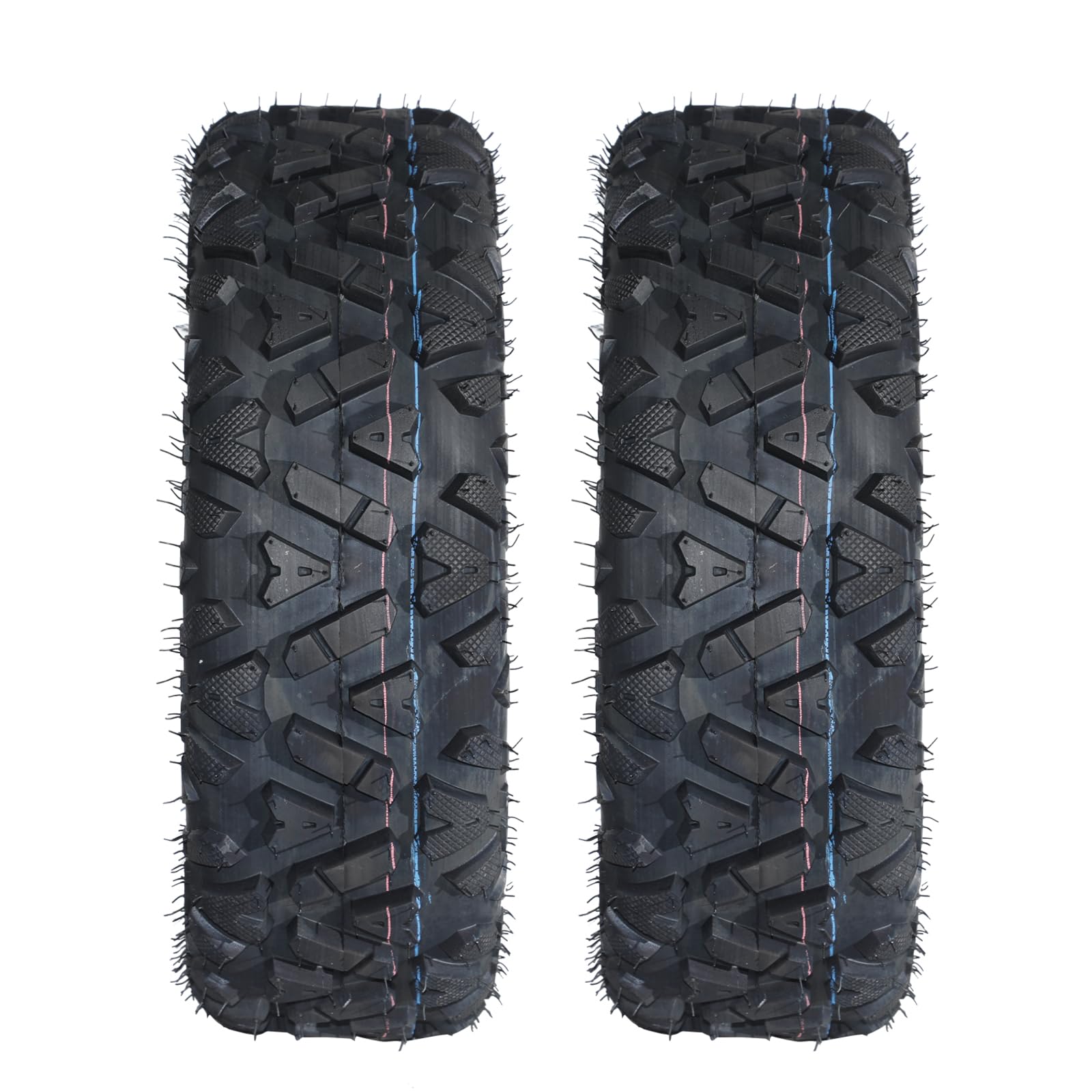 Motorhot Pair of 2 23x7-10 ATV/UTV All-Terrain Tires - 4-Ply Tubeless Tires for Off-Road, Mud, Sand & Trail Riding - Perfect for ATV, UTV, Quad & Side-by-Side Vehicles
