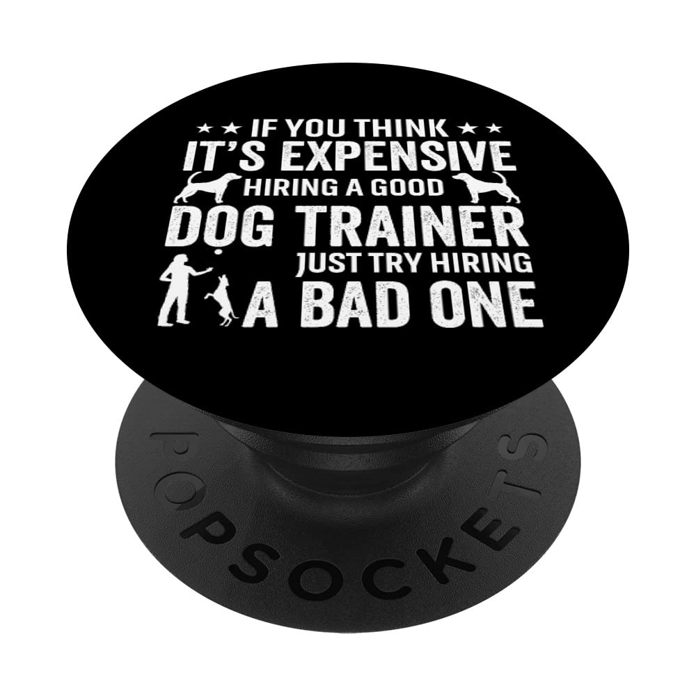 Funny Dog Trainer Pun PopSockets - Swappable PopGrip for Dog Groomers & Training Enthusiasts - Perfect for Dog Lovers, Pet Professionals & Animal Care Gifts