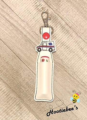 Mail Truck Hand Sanitizer Holder, Lip Balm Holder & Key Fob - Perfect for USPS Drivers, Mail Carriers & Delivery Professionals - Organize Essentials While On The Go