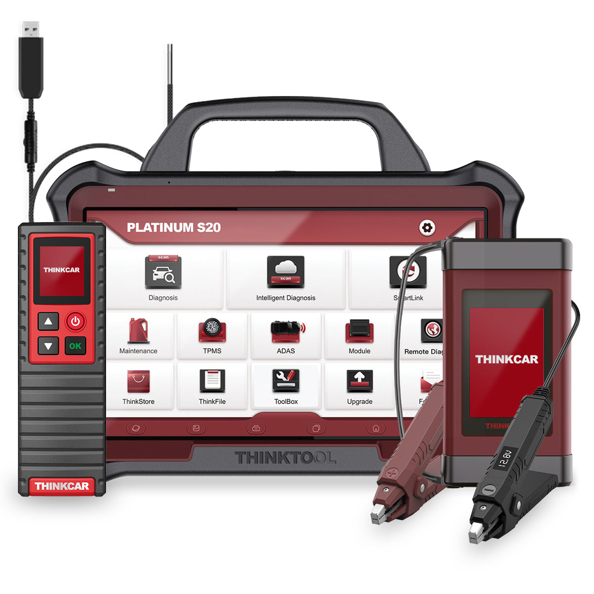 PLATINUM S20 13.3 Inch Professional OBD2 Scanner Tablet - Full System Diagnostic Tool with 41 Maintenance Resets | Car Code Reader for Mechanics & DIY Auto Repair | Perfect for Vehicle Diagnostics, Engine Analysis & Reset Services